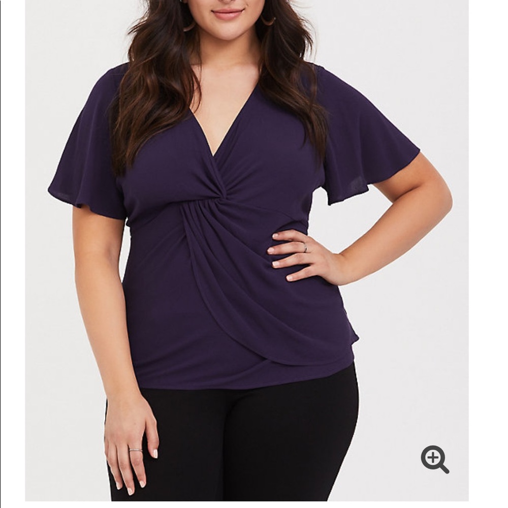Elegant Purple Women's Top